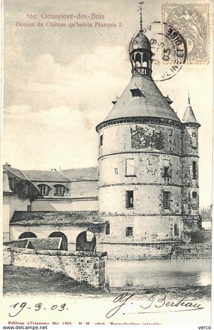 Carte POSTALE Ancienne de SAINTE  GENEVIEVE des BOIS