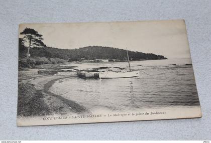 Cpa 1916, sainte Maxime, la Madrague et la pointe des Sardineaux, Var