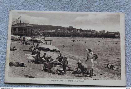 G868, Sainte Maxime sur mer, la plage, Var 83