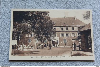 Mont sainte Odile, l'entrée du couvent, bas Rhin 67