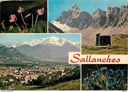 74 - Sallanches - Multivues - Fleurs - CPM - Voir Scans Recto-Verso