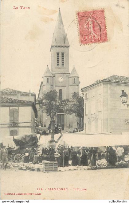 / CPA FRANCE 81 "Salvagnac, l'église "