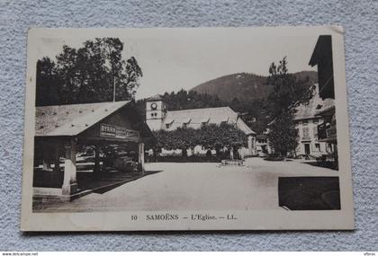 B222, Samoens, l'élgise, haute Savoie 74