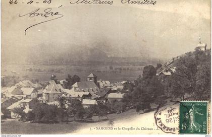 Carte POSTALE  Ancienne  de  SAMOENS