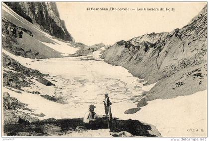 SAMOENS (74) les glaciers du Folly animation