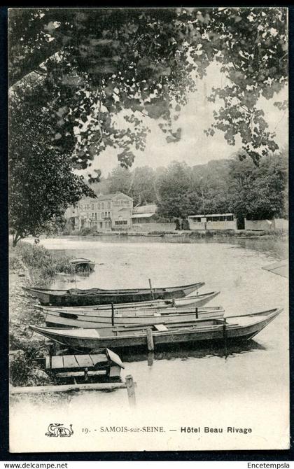 CPA - Carte Postale - France - Samois sur Seine - Hôtel Beau Rivage - 1938 (CP18790)