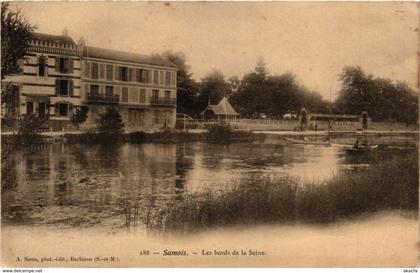 CPA SAMOIS - Les bords de la SEINE (292612)