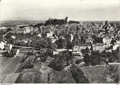 CPSM Sancerre vue générale aérienne