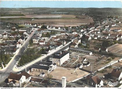 CPSM Sancoins vue générale aérienne