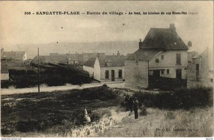 CPA SANGATTE PLAGE - Entrée du village (139113)