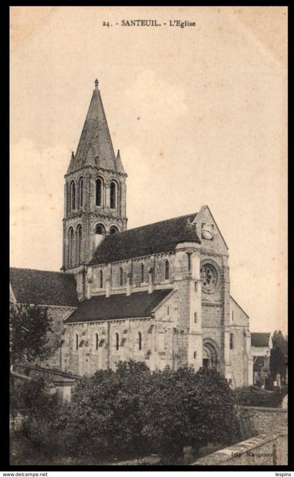 95 - SANTEUIL --  L'Eglise