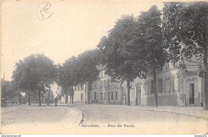 CPA 95 SARCELLES RUE DE PARIS 1905