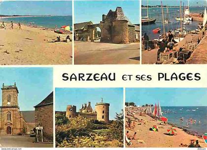 56 - Sarzeau - Et ses Plages - Multivues - Flamme Postale - CPM - Voir Scans Recto-Verso