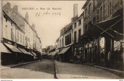 CPA SAULIEU - Rue du Marché (115892)