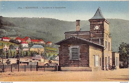 Schirmeck - La Gare et le Sanatorium - Carte La Cigogne, Strabourg