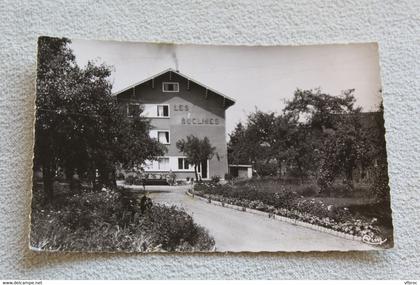 Cpsm, Sciez Excuvilly, colonie de vacances les Buclines, haute Savoie 74