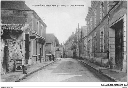 CAR-AABP11-86-0852 - SCORBE-CLAIRVAUX - rue centrale