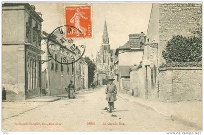 Sées - la grande rue ,  - ik120