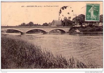 Seiches-sur-le-Loir..le Pont sur le Loir