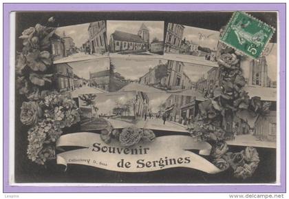 89 - SERGINES --  Souvenir