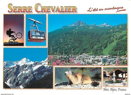 05 - Serre Chevalier - Multivues - Marmottes - CPM - Voir Scans Recto-Verso