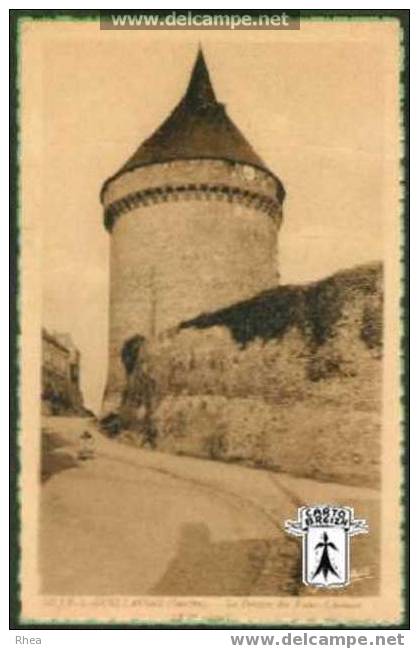 72 Sillé-le-Guillaume - SILLE-le-GUILLAUME (Sarthe) - Le Donjon du Vieux Château (XVè siècle) - sépia