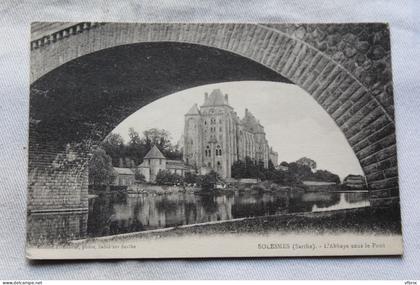 Solesmes, l'abbaye sous le pont, Sarthe 72