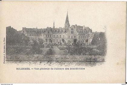 Solesmes - Vue Générale de l'Abbaye des Bénédictins