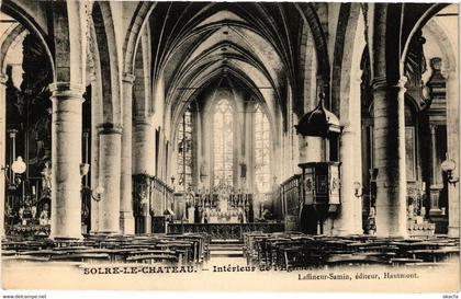 CPA SOLRE-le-Chateau - Interieur de l'Église (205050)