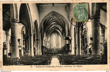 CPA SOLRE-le-Chateau - Interieur de l'Église (205051)