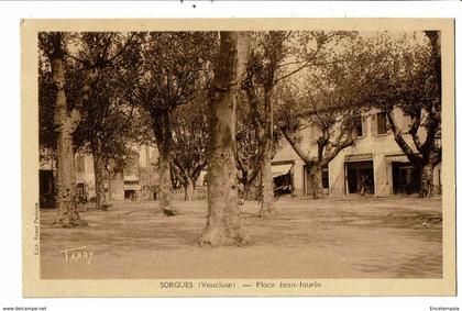 CPA-Carte Postale-France-Sorgues -Place Jean Jaures -1940- VM20877