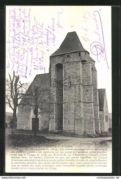 CPA Soucy, L`Eglise