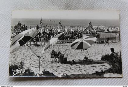 Cpsm, Soulac sur mer, sur la plage le Club, Gironde 33