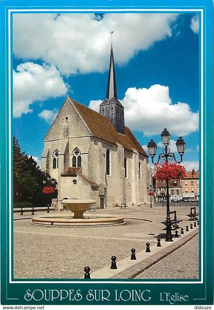 77 - Souppes sur Loing - La Fontaine  l'église - CPM - Voir Scans Recto-Verso