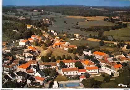 Sousceyrac - Vue générale aérienne