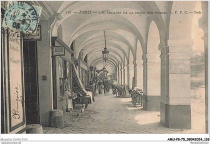 AMUP8-0645-75 - PARIS - les arcades de la places des vosges