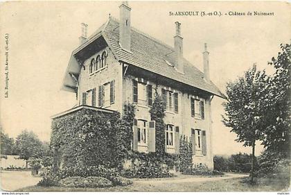 - yvelines- ref-B979- st arnoult en yvelines - saint arnoult en yvelines - château de nuismant - châteaux -