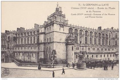 Saint-Germain-en-Laye, Schloss, Eingang zum Museum, um 1920