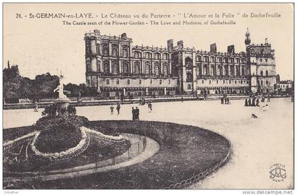 Saint-Germain-en-Laye, Schloss vom Blumengerten aus, um 1920