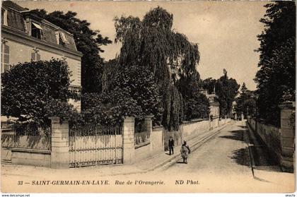 CPA St-GERMAIN-en-LAYE - Rue de l'Orangerie (102815)