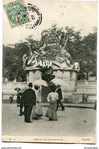 CPA - Carte postale - France - Strasbourg - Statue de Strasbourg - 1907 (CP1650)