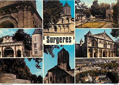 17 - Surgères - Multivues - Flamme Postale de Surgères - CPM - Voir Scans Recto-Verso