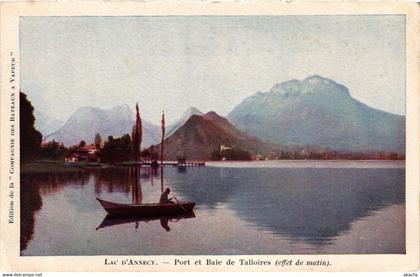 CPA TALLOIRES - Lac d'ANNECY - Port et Baie de TALLOIRES (691794)