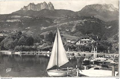 CPSM Lac d'Annecy Port de Talloires