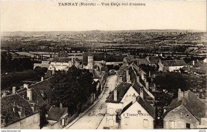 CPA TANNAY Vue Est a vol d'oiseau Nievre (100168)