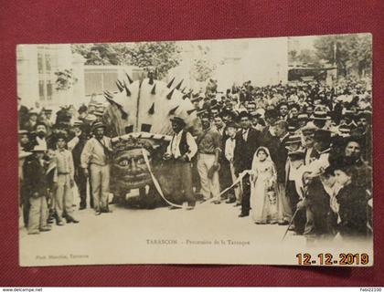 CPA - Tarascon - Procession de la Tarasque