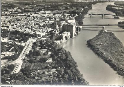 CPSM Tarascon vue aérienne