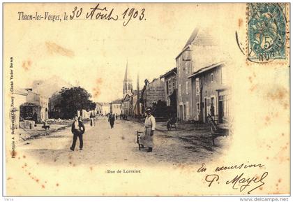 Carte Postale Ancienne de THAON les VOSGES