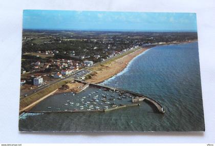 Cpm 1974, Tharon plage, saint Michel Chef Chef, le port de Comberge et les plages, Loire atlantique 44