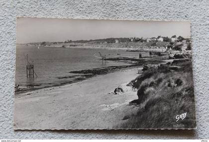 Cpsm, Tharon plage, les Pêcheries et la plage, Loire atlantique 44